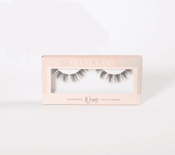 Side view of candy lash packaging