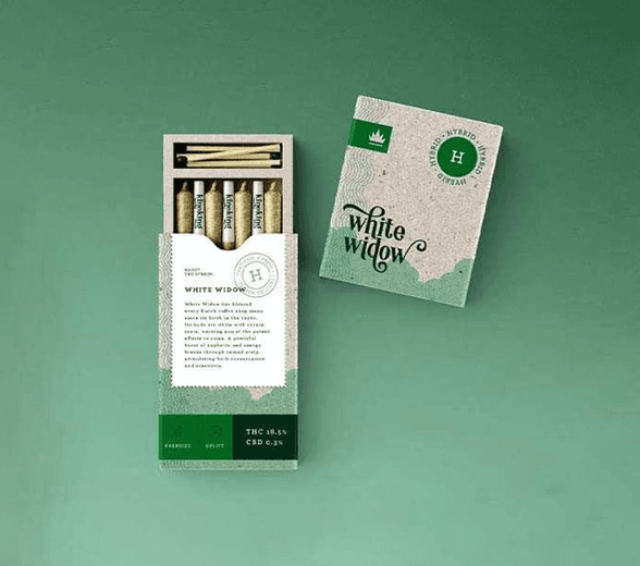 Set of Cannabis Pre Roll Packaging
