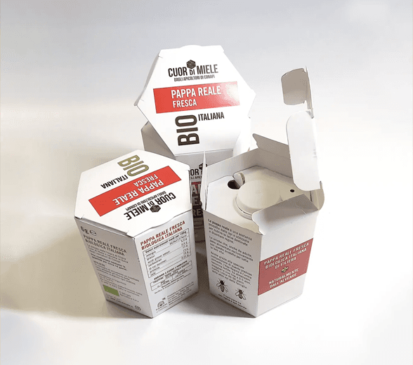 Custom cosmetic hexagon boxes preview