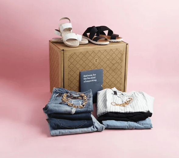 Open Custom Garment Box with garment