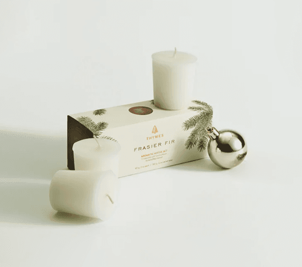 Votive Candle Box with a candle inside