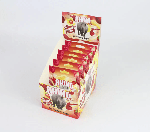 Inside view of gummies box