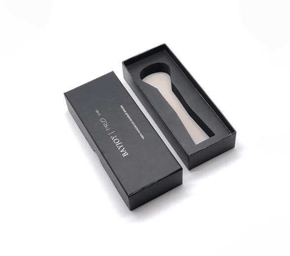 Side view of jade roller box