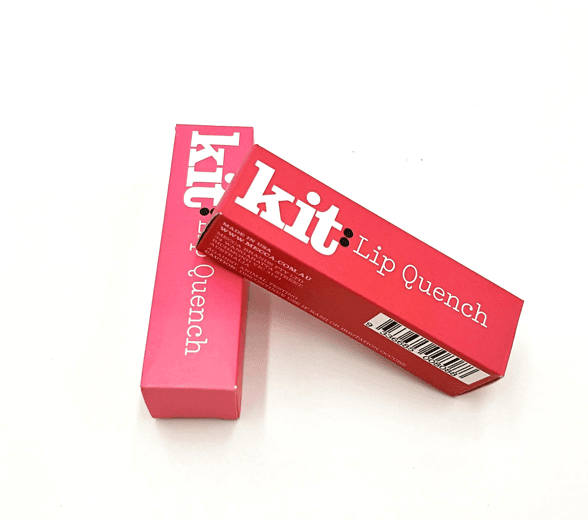 Side view of lipstick box