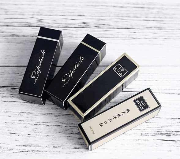 Inside view of lipstick box