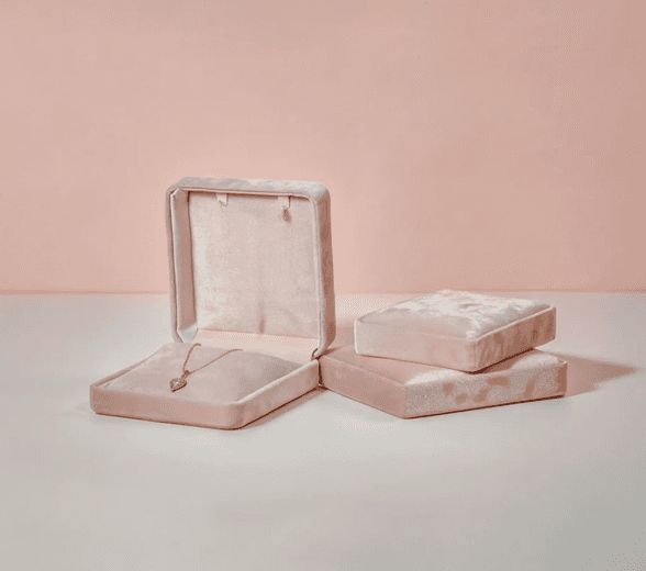 Necklace Box with necklace inside