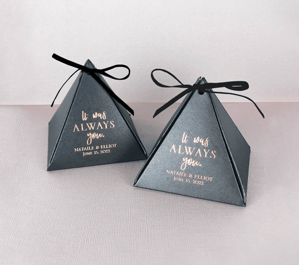 Set of Pyramid Boxes