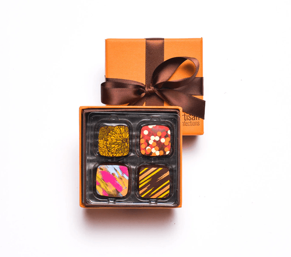 Set of Small Chocolate Boxes