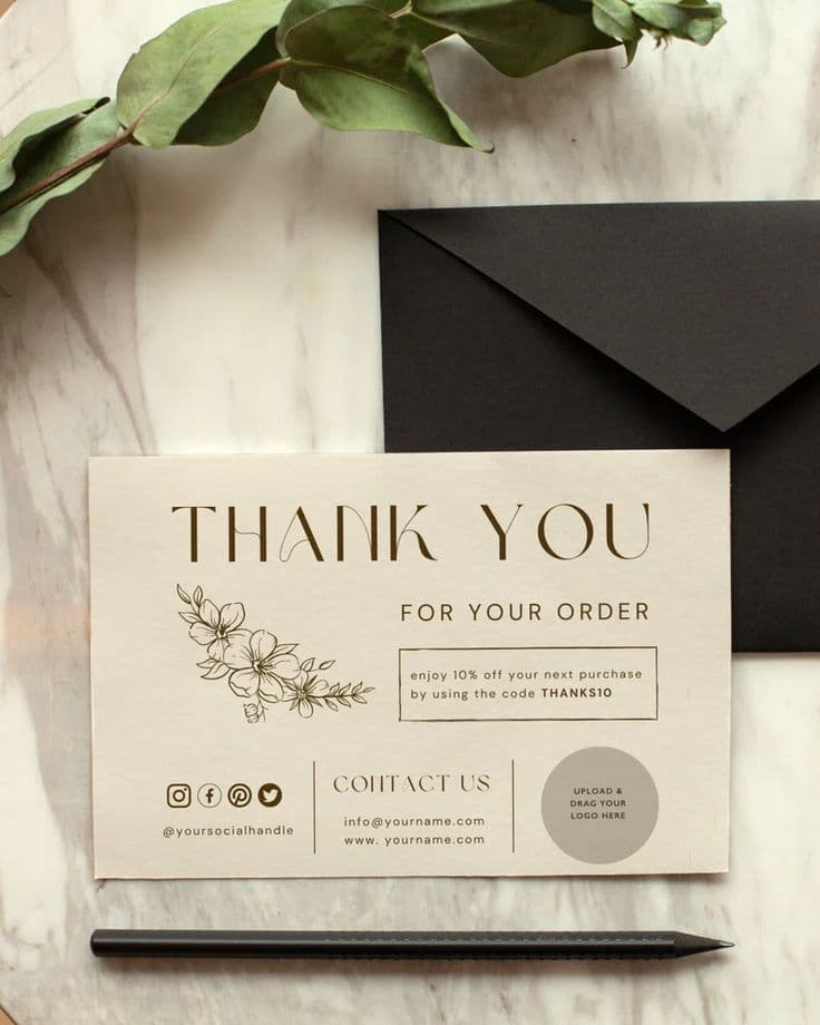 Thank You Cards for Business Main