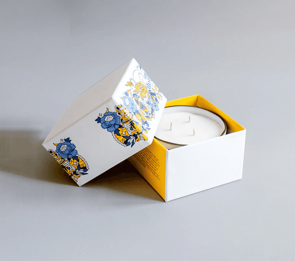 Open Two Piece Candle Box