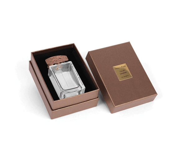Two-Piece Perfume Box open with product